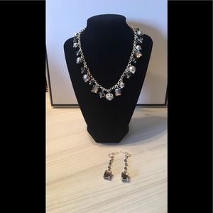 WHBM statement necklace & earrings